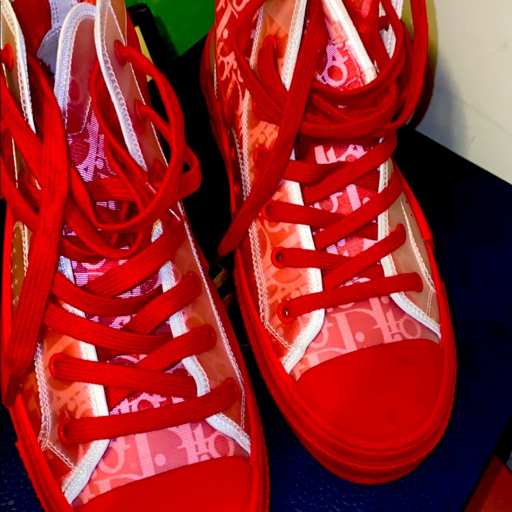 CHRISTIAN DIOR MEN (AUTHENTIC) HI-TOP SNEAKERS